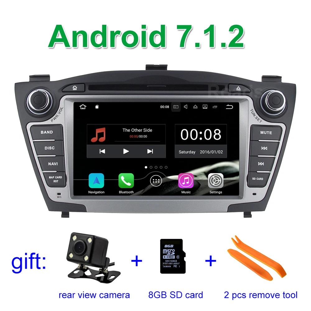 Android 7.1.2 Car DVD Player Radio for Hyundai IX35 Tucson 2011 2012