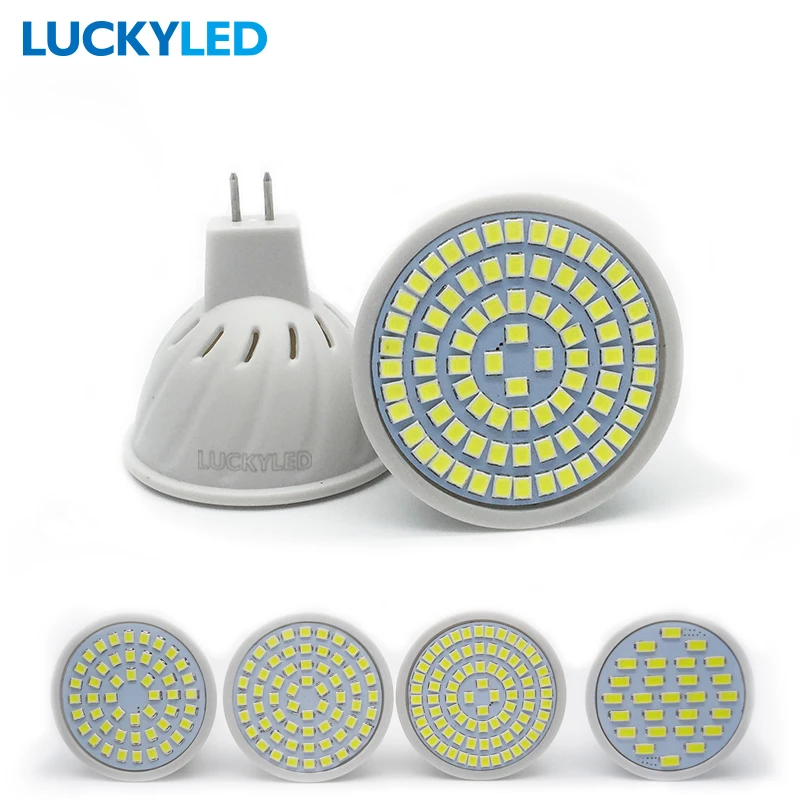 Счастливая светодиодный Bombillas GU5.3 AC 220V /110V 3W 4W 5W 6W SMD 2835 / 5730 прожектор для дома