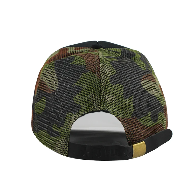[FLB] камуфляжная сетчатая бейсболка, Мужская камуфляжная кепка, мужская летняя кепка, армейская Кепка, бейсболка, хип-хоп кепка для папы, F154