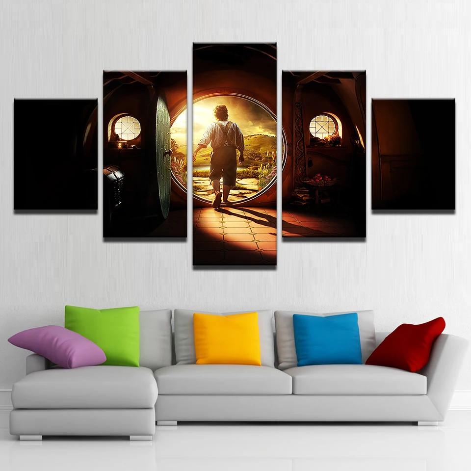 Canvas Pictures Home Decor Wall Art 5 Pieces Lord Of The Rings