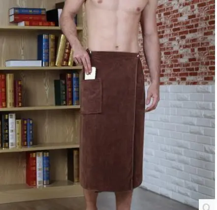Мужское банное полотенце взрослый удобный хлопок быстросохнущее большое полотенце хлопок супер впитывающее полотенце для тела с карманом