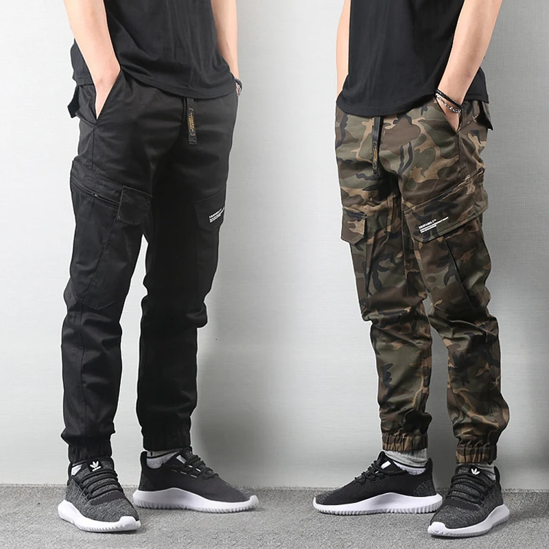 Japanese Style Fashion Jeans Men Elastic Waist Big Pocket Cargo Pants Camouflage Military Pants Hip Hop Joggers Pants Streetwear Japanese Style Fashion Jeans Men Elastic Waist Big Pocket Cargo Pants Camouflage Military Pants Hip Hop Joggers Pants Streetwear