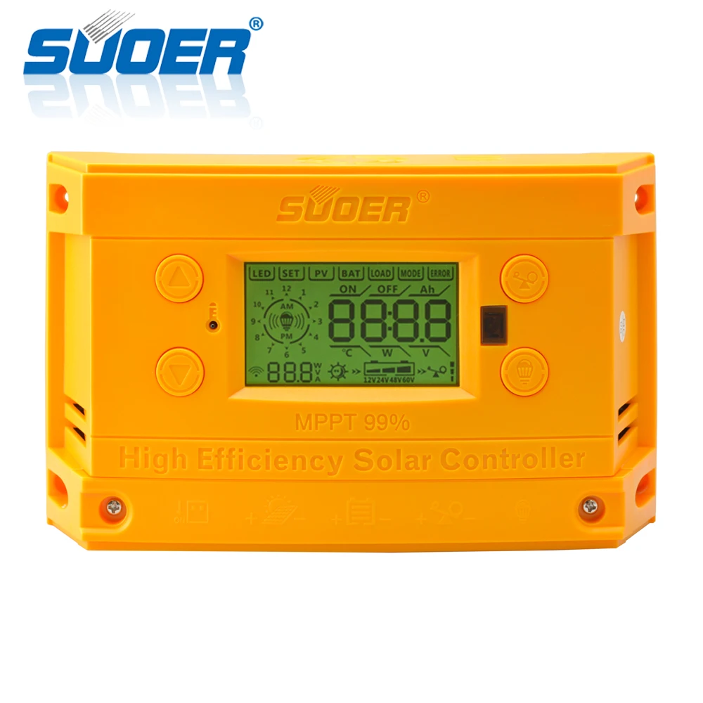 

Suoer Solar MPPT Charge Controller 12v 10A Intelligent Solar Charge Controller(ST-H1210)
