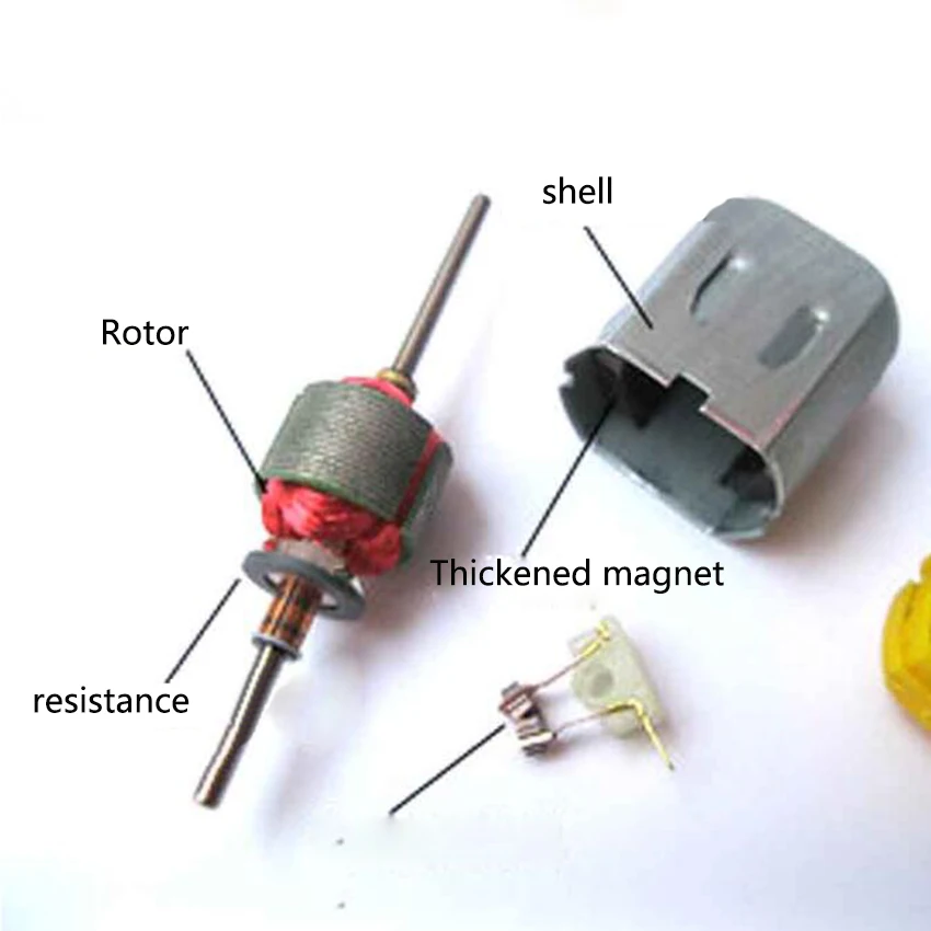 1 шт. 1,5-12 В сильная Магнитная оси, карбон щетка 130 мотор 6/12 в 3000/5400 об/мин игрушечный мотор высшего качества DIY