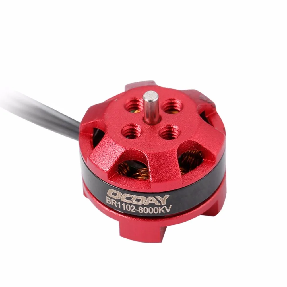 Бесщеточный двигатель OCDAY RC 4 шт. 1102 BR1102 8000KV 1 3S для 50 90 мм микро FPV Racing Drone