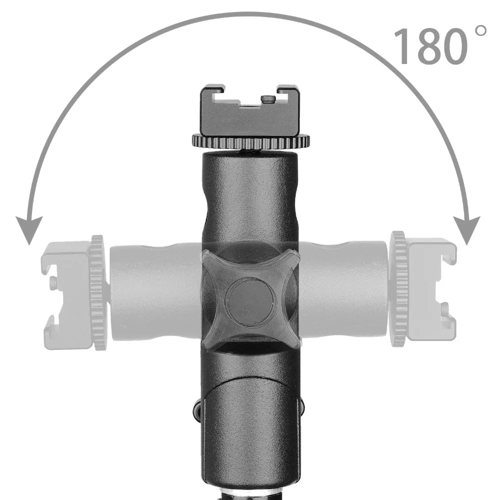 Комплект из 2 предметов, E-Тип Универсальный Камера флэш-крепление для вспышки Speedlite Поворотный Светильник Подставка Кронштейн с зонт-Отражатель Держатель для DSLR Камера