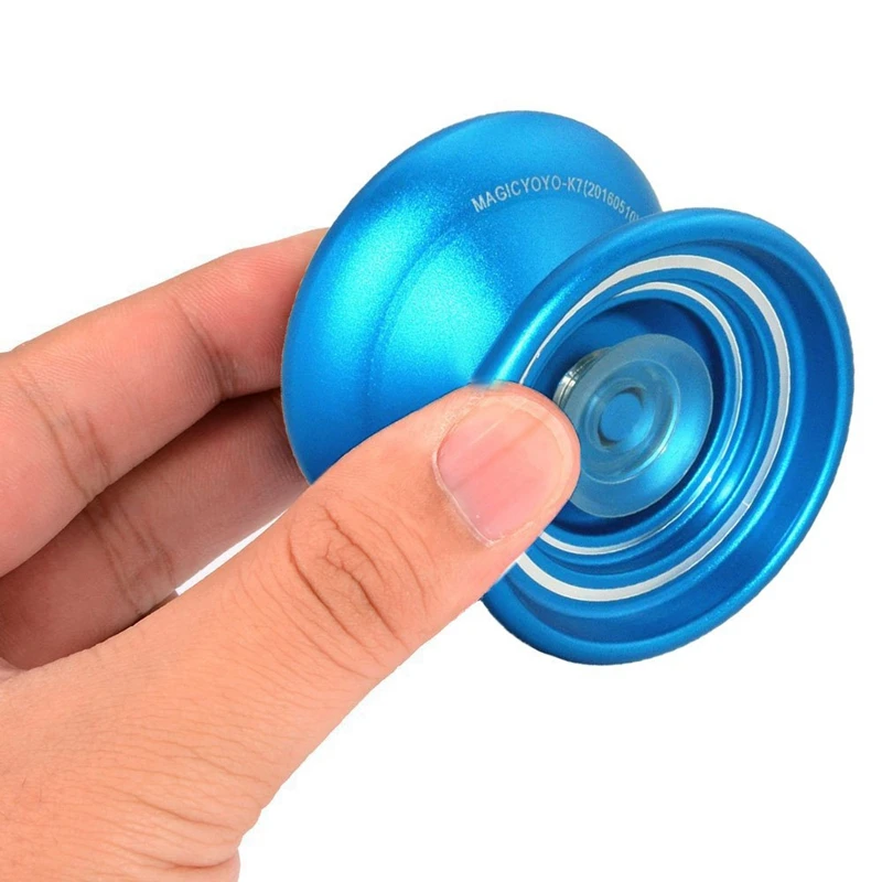 Magic yoyo адаптивный металлический Профессиональный Йо-Йо yoyo K7 для начинающих детей с 1 струнами подарки + перчатки