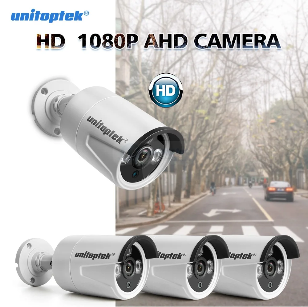 4Ch AHD Водонепроницаемая камера видеонаблюдения Система безопасности комплект 4x1080 P 2.0MP Камера Безопасности s ночная съемка открытый набор для наблюдения