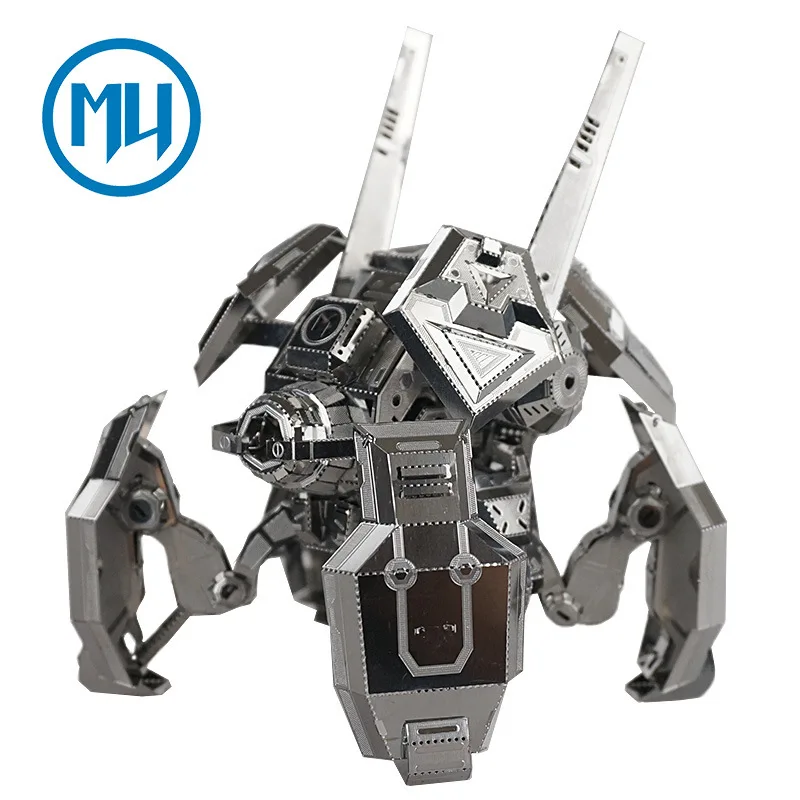 MU 3D металлическая головоломка Звездное ремесло Terran Spider Ghost Mines DIY лазерная резка модель головоломки для взрослых Развивающие игрушки настольное украшение