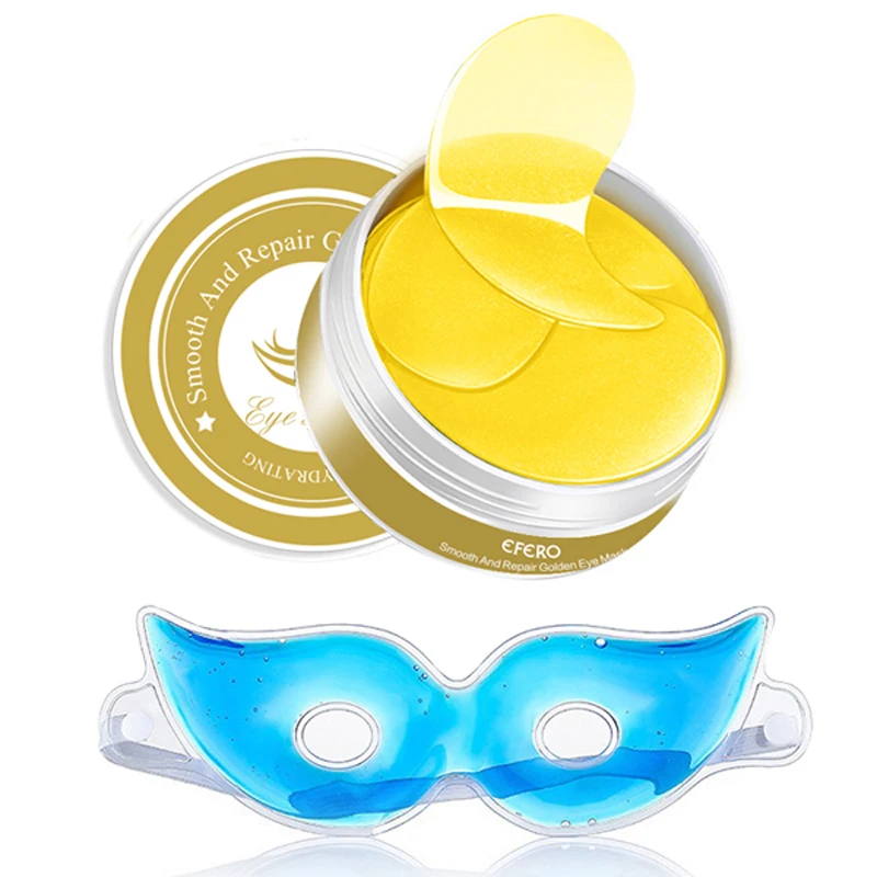 

Collagen Crystal Eye Mask Gold Mask Gel Patches Under Eyes Care Sleeping Mask Remover Dark Circles Eye Bag Face Mask Skin Care