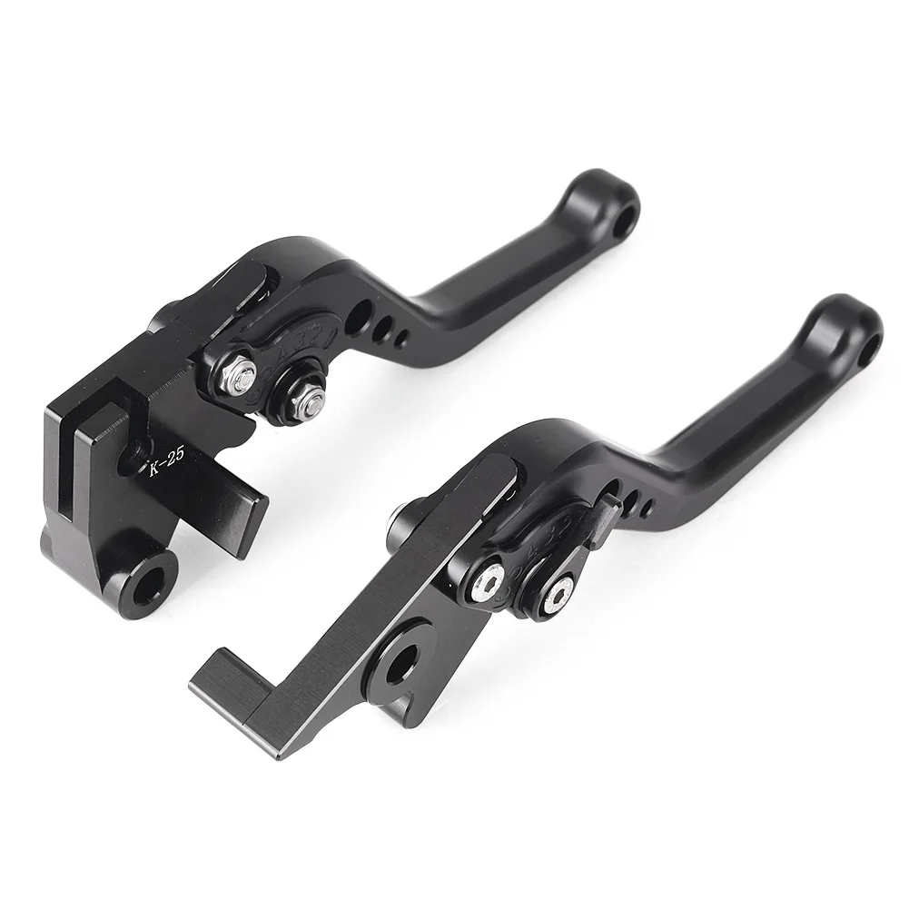 CNC гоночный короткий тормоз сцепления рычаги для Kawasaki Ninja 250R 2008 2009 2010 2011 2012 черный