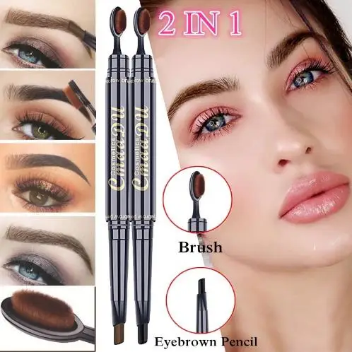 

Makeup Eyes Eyebrow Pencil Set Natural Long Lasting Make-up Professional Eye Brow Pen And Brush Waterproof Black Brown Eyebrows