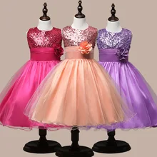 Одежда для подростков 1-11 лет; рождественское платье для девочек; летнее платье принцессы для свадебной вечеринки; Новогодняя одежда без рукавов с блестками для девочек