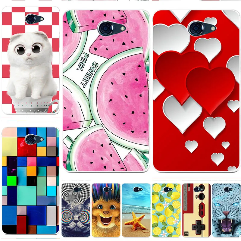 

June New Styel Silicone Soft Phone Cases For Vodafone Smart V10 VFD730 Covers Painted Bags Housing Back Bag