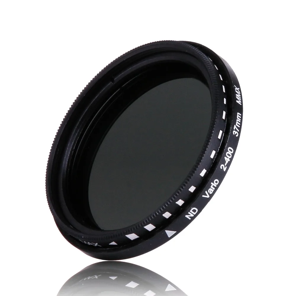 1PCS 37mm Adjustable ND2 400 Variable Filter Neutral Density ND2 to