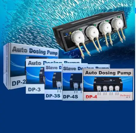 Высокое качество Jebao DP-2 DP-3 DP-4 автоматический дозирующий насос Aqurium насос дозатор для морских морской коралловых рифов рыб танк