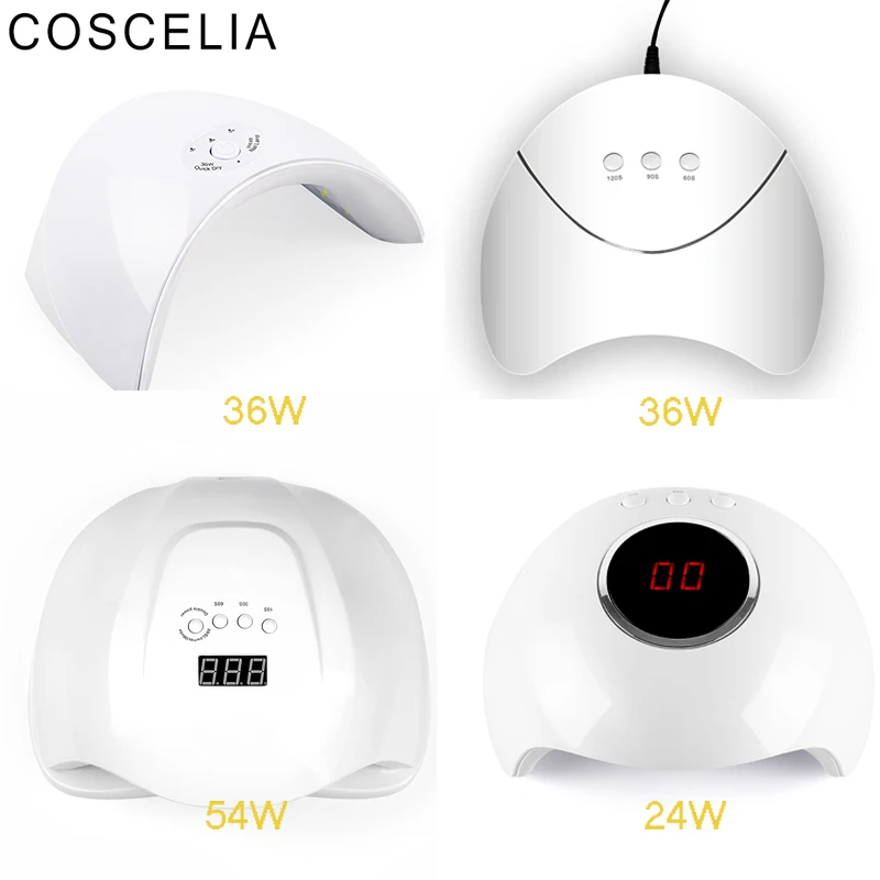 

24/36/48W UV Led Nail Lamp Dryer For Professional Nail Art Gel Polish Dryer For All Types Gel High Quality Nail Art Lamp