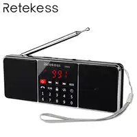 RETEKESS TR602 Radio Portable FM AM Bluetooth Radio Receiver With MP3 Player Wireless Speaker AUX Support TF Card Sleep Timer