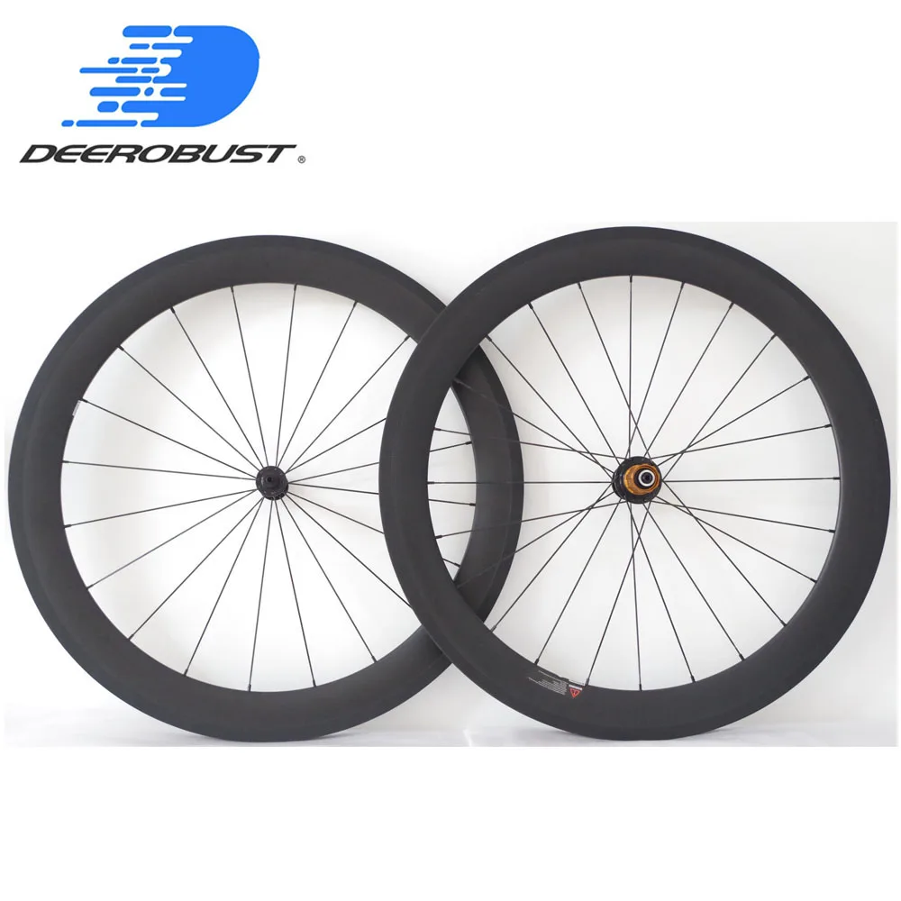 

1362g Only Super light 700c 60mm x 23mm Tubular Carbon Road Bike Wheels Bicycle Wheel Set Powerway/Bitex R13 hubs 20 24 Holes