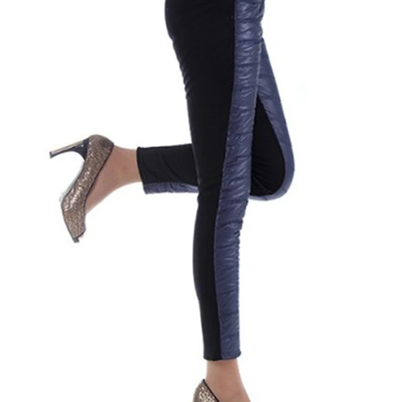 Winter Thick Women Bottom Trousers Imitation Feather Cotton Casual