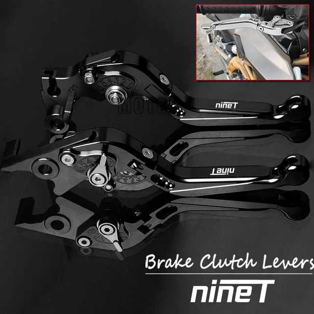 Motorcycle CNC Aluminum Foldable Brake Clutch Levers For BMW R NINE T