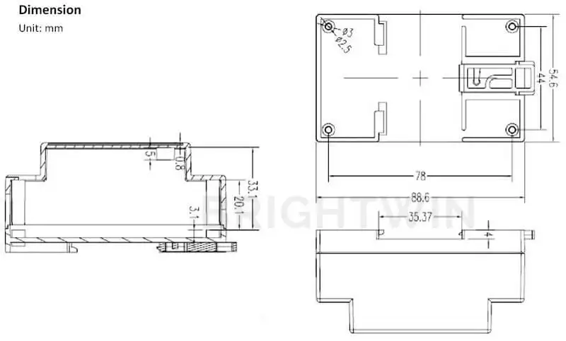 4-20mA 0-10V Signal generator din rail-mounted size