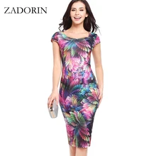 Летнее платье в стиле ретро, женское облегающее платье-карандаш с цветочным рисунком, элегантные вечерние платья в горошек, женская одежда, dames jurken vestidos