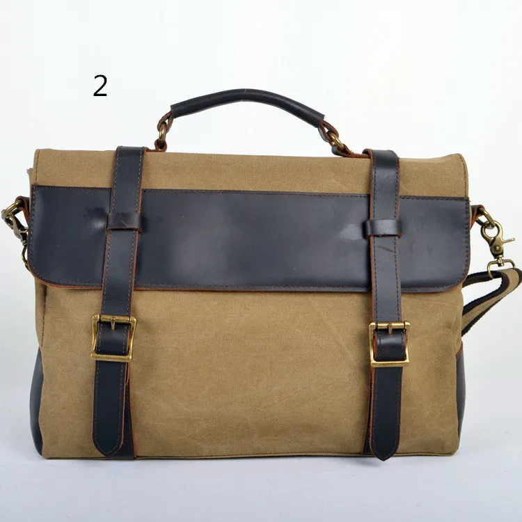 

NEWEEKEND Unisex Canvas Waterproof Large Capacity Zipper Laptop Luggage Travel Crossbody Bag MS1870