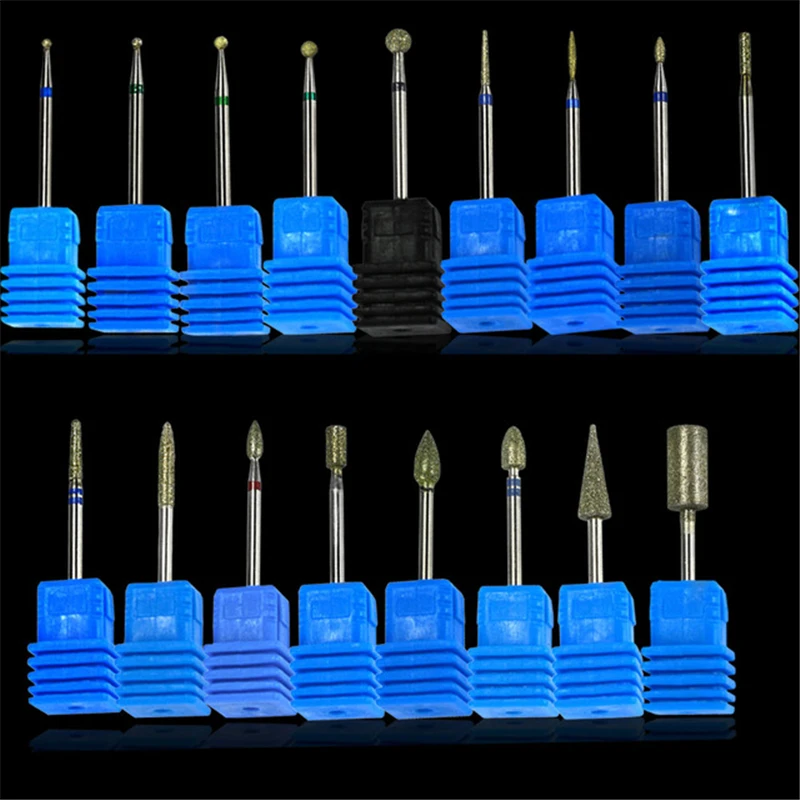 

Ceramic Stone Nail Drill Bit Milling Cutter Clean Manicure for Electric Nail Drill Tool Salon File Burr Accessory Nail Drill Bit