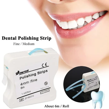 

1 Roll 4mm Dental Polishing Strip Resin Tooth Interdental Sanding Grinding Teeth Whitening Surface Dental Tool Dentist Material