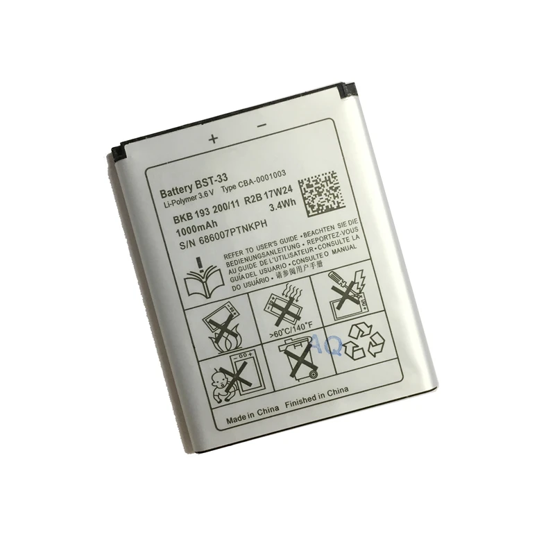 BA800 BA900 BA950 BST 33 37 батарея для Sony Ericsson K800i k550i t700 c702 f305 G900/w600 K750 w550i w710 Xperia V TX
