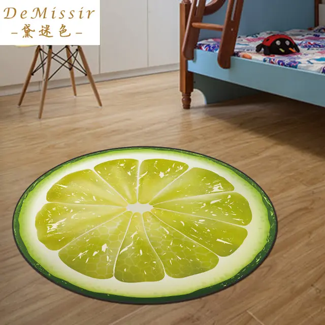 3d Obst Runde Kleine Teppich Dywan Dia 60 Cm Alfombras Dormitorio