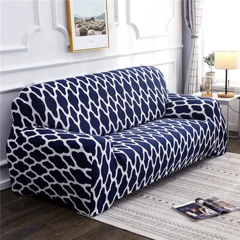 

1/2/3/4 Seat Geometric Design Stretch Sofa Covers Sectional Furniture Cover Universal Couch Slipcovers Elastic Covers