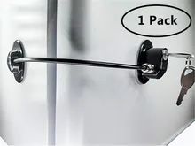 

1 pc Security Refrigerator Lock Baby Safety Protection Cable Drawer Door Cabinet Cupboard Toilet Lock Plastic Locks Straps