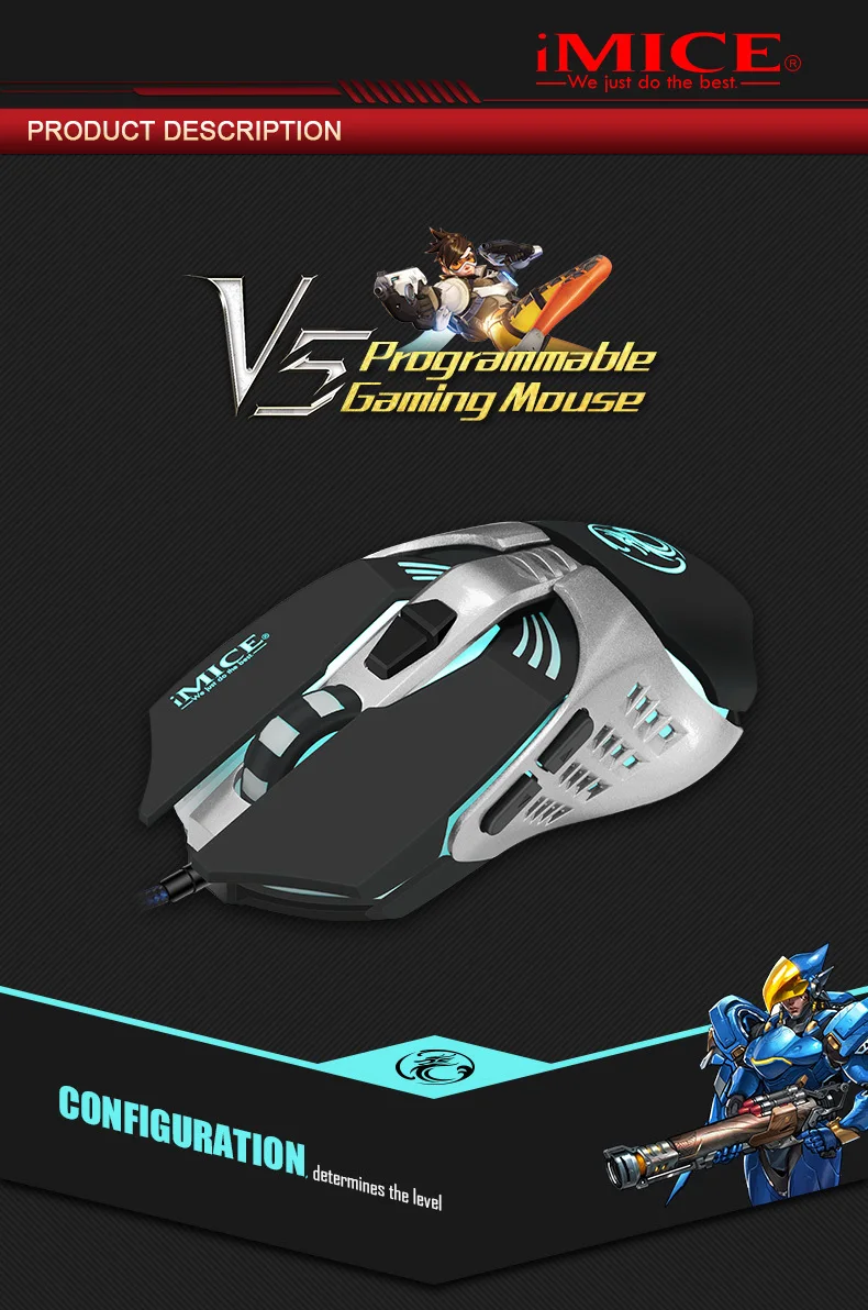 wired gaming mouse