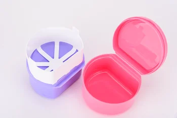 

3pcs/pack Denture box retainer nursing box with net box denture storage box