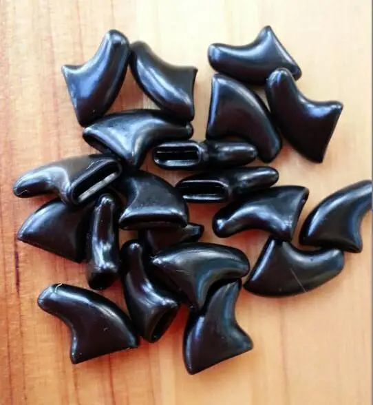 

New Lots 20pcs Black colors Soft Cat Pet Nail Caps Claw Control Paws off + 1 pcs Adhesive Glue Size XS S M L Free Shipping