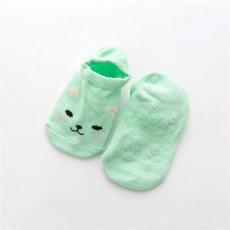 5 пара/лот, хлопковые носки для малышей, носки-тапочки для новорожденных, милые Мультяшные детские носки для малышей, нескользящие носки для малышей