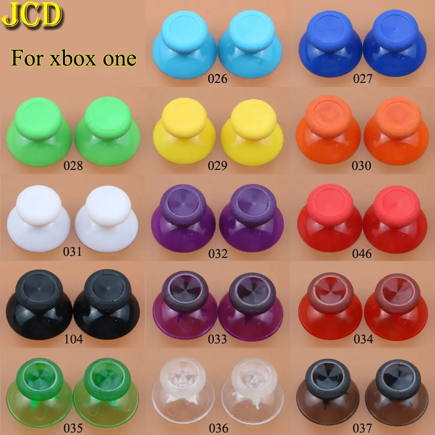 Jcd 2Pcs 3D Analog Joystick Grip Cap Per Xbox One S Slimcontroller Analogico Joystick Cover Custodia A Fungo
