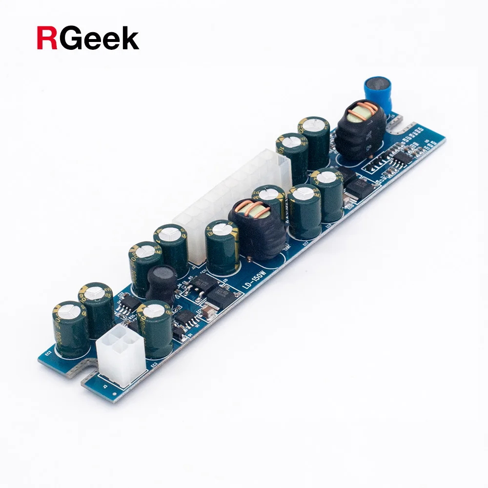 RGEEK 12 В 150 Вт DC ATX PSU Peak Pico переключатель 24pin MINI ITX к PC источник питания для