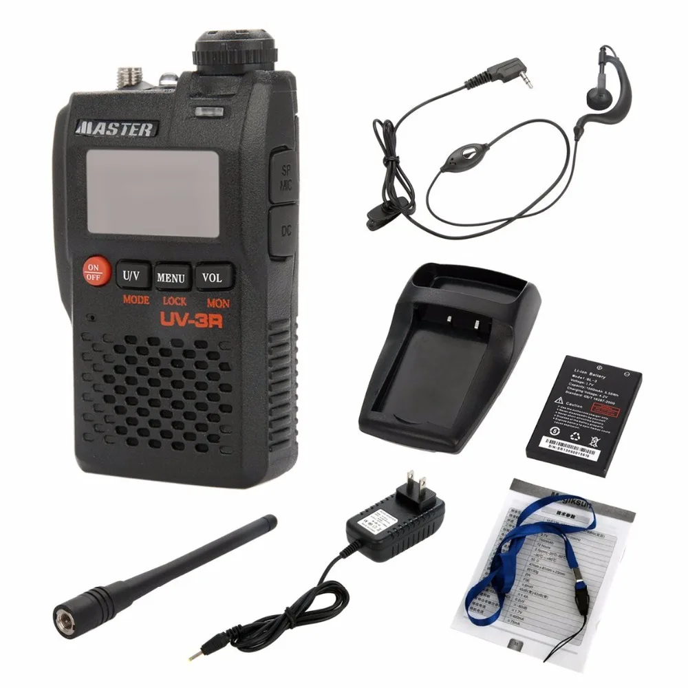 BaoFeng UV 3R Mark II 136 174/400 470 мГц Dual Band Двойная частота Дисплей двусторонней радиосвязи CB