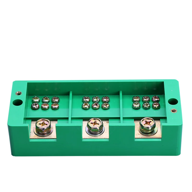 

Three-phase 3 in 9 out FJ6 Cable Junction Box Distribution Box 9 Bit Connecting Terminal Row