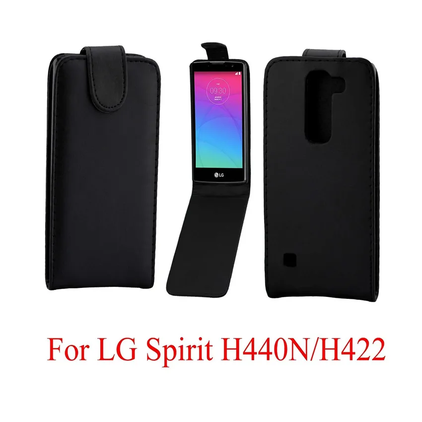 

Phone Bags Cover For LG Spirit 4G LTE H420 H422 H440N phone case Back coque PU leather Flip Open skin pouch