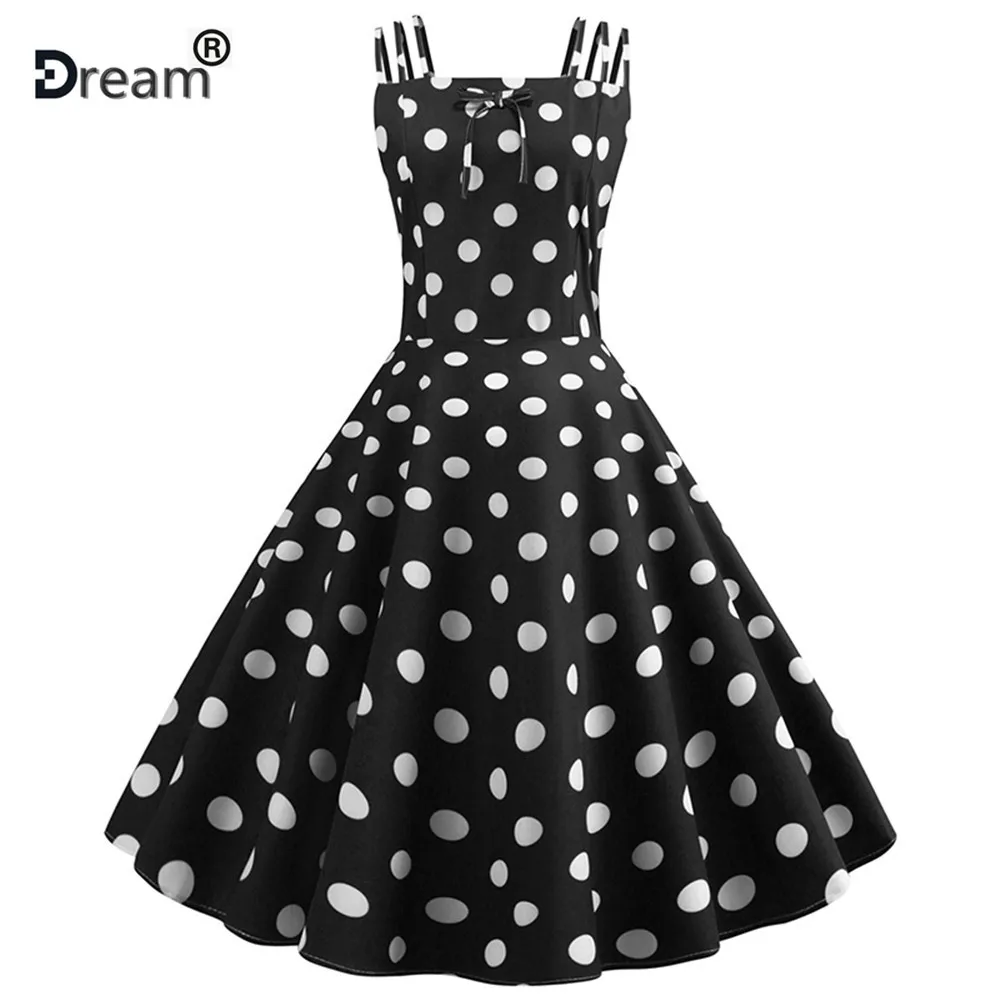 Летние женские платья в стиле Хепберн Ретро стиль винтажные Vestidos 50 s 60 рокабилли
