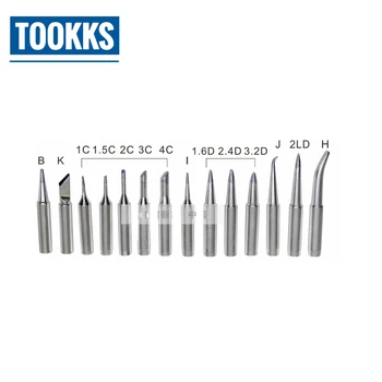 

10pcs CXG 900M-T Series Lead-Free Soldering Solder Iron Tips Welding Tips for Hakko SAIKE 909D/852 CXG 936d soldering