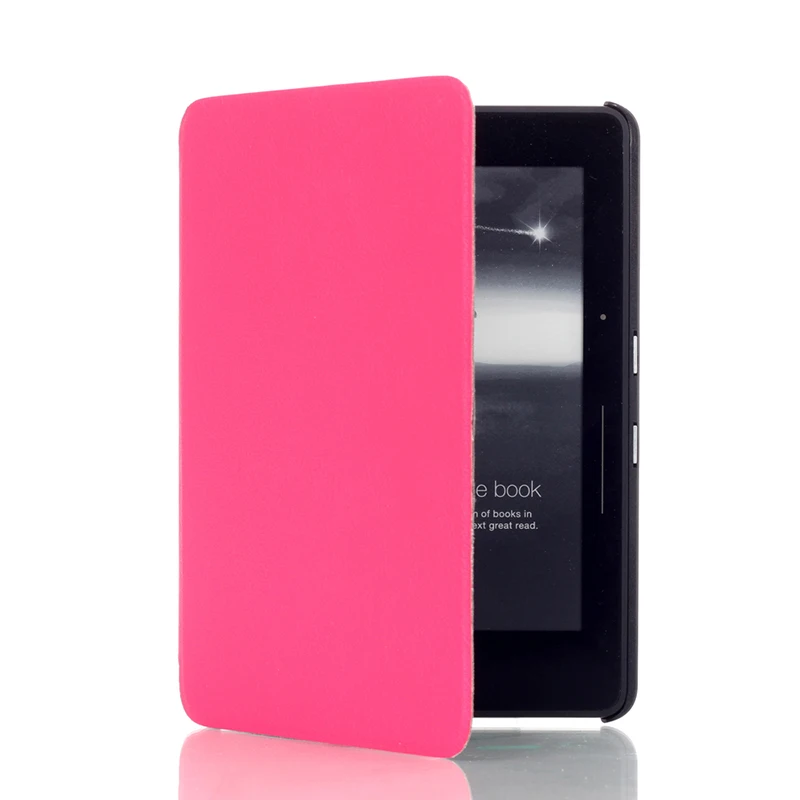 

Smart Sleep/Wake UP Protective Cover PU Leather Funda Case for Amazon Kindle Voyage 6inch Tablet eBook 6" eReader
