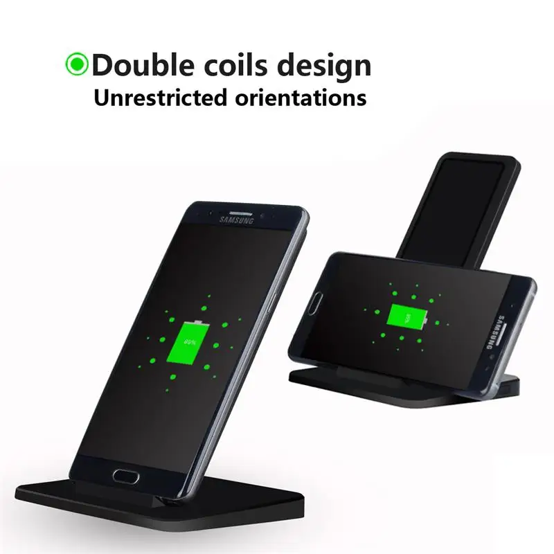 Fast Wireless Charger Itian Quick Charging for iPhone 8/X Samsung Note Galaxy Note8/S8/S8+/S7/S7 edge/Note5/S6edge/S6 | Мобильные