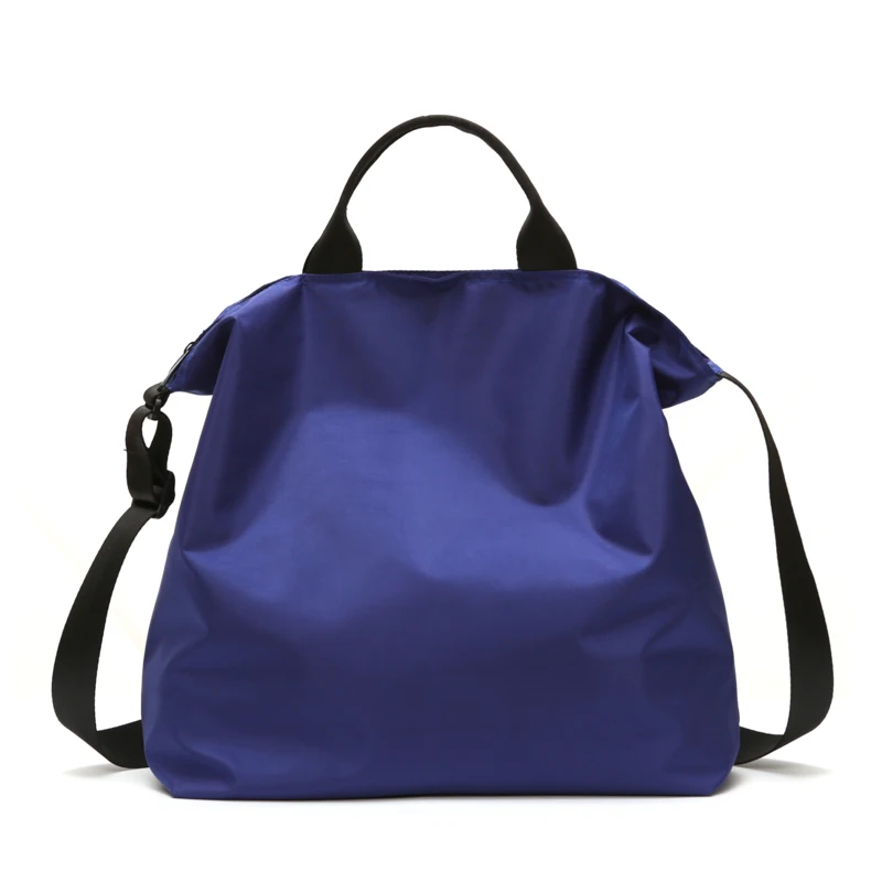 Нейлоновая Водонепроницаемая дорожная сумка высокого качества, женская сумка для багажа, женские портативные дорожные сумки и багаж для женщин, выходные - Цвет: Синий