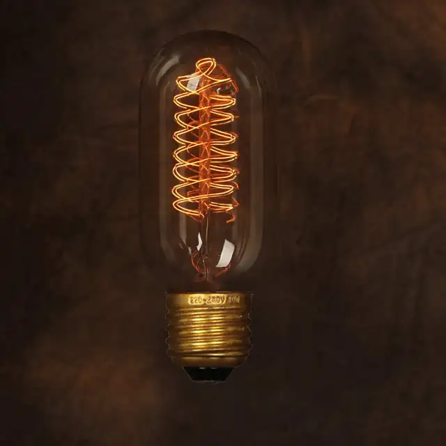 Special Lighting Filament Straight Firework T45 40W Art Light Bulb