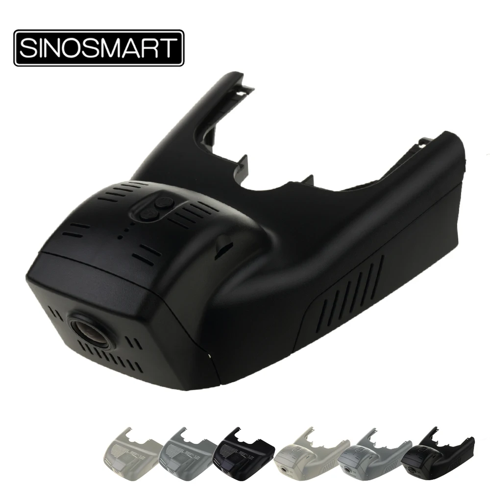 SINOSMART Novatek 96658 автомобильный WiFi DVR камера для Mercedes Benz GLA A CLA класс управления с помощью приложения SONY IMX323